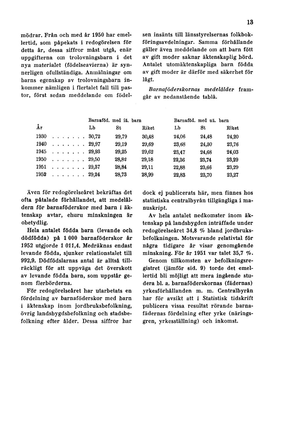 13 mödrar.