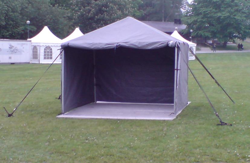 3 x 3 MIXPLATS Tält 3x3m