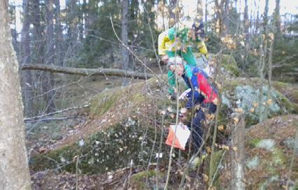 Åke Mjöberg hade ritat en ny sprintkarta över Råbyskogen i skala 1:4000. Åke hade utökat kartan med bebyggelsen runt skogsområdet.