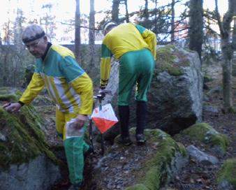 Deltagarna överraskades av tävlingsformen då man tidigare bara sprungit i skogen när _ Nu fick löparna ge sig ut bland hus och asfalt.