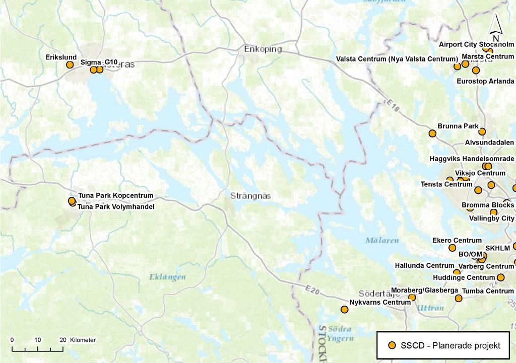 Marknadsförutsättningar utbud Planerad handel i Västerås I den nya fastigheten om 20 000 kvadratmeter på Erikslund som Gotska står bakom, öppnade Blomsterlandet en ny butik under januari 2016.