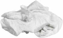 Typ Förp/pall TKS Trikåtrasor kulört 36 x 10 kg/pall TKX Trikåtrasor kulört 36 x 10 kg/pall Enbart tunna vita lakanstrasor i 100% bomull.