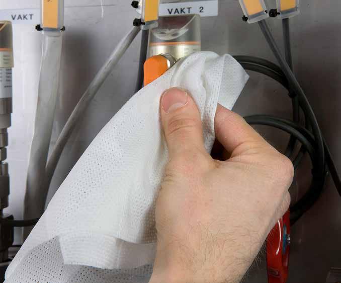 Bland annat finns produkter som är godkända för användning i samband med livsmedelshantering, produkter för renrum, för känslig optik samt torkdukar för generell torkning och