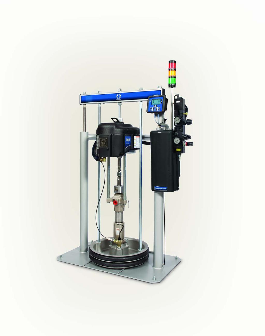 Graco pumpsystem med NXT-teknik Upptäck nästa generations teknik och prestanda Med Graco pumputrustningar kan du maximera anläggningens produktions kapacitet tack vare innovativa funktioner och ny
