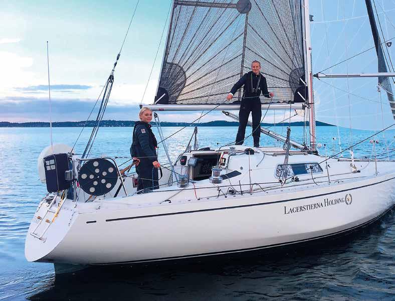 Eva Forslund och hennes kusin Anna Forslund Lagerstierna seglade ÅF Offshore Race, doublehanded i familjens fina Scampi Ulrika.