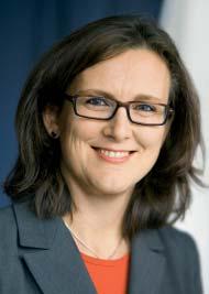 CECILIA MALMSTRÖM (Folkpartiet Liberalerna) Född den 15 maj 1968 i Stockholm. Fil. dr i statskunskap, Göteborgs universitet.