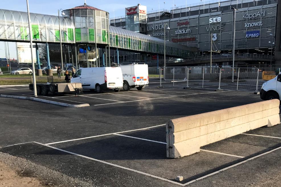 drift) Kanaltorget (i drift) P-platser i anslutning till