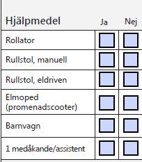 Ange i formatet ÅÅMMDD - Jämna veckor, ange här med ett kryss ifall beställningen gäller endast jämna veckor. - Udda veckor, ange här med ett kryss ifall beställningen gäller endast udda veckor.