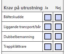 Sida 4 (7) - Hjälpmedel, ange här om resenären har något hjälpmedel med sig såsom t.ex. rollator eller rullstol, samt om resenären har en medåkande t.ex. personlig assistent eller ledsagare.