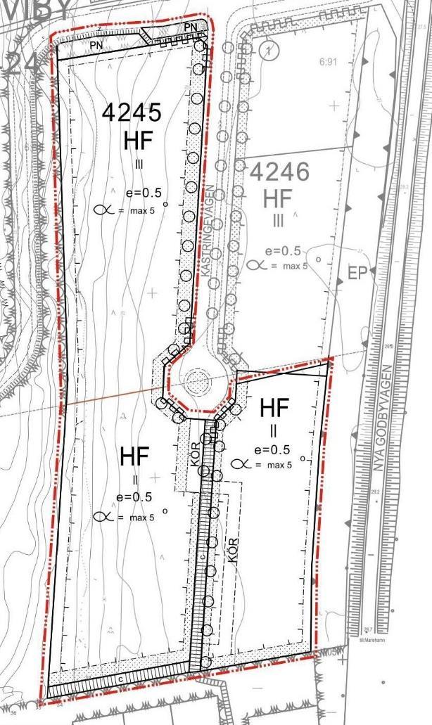 2 I BASFAKTA Planeringssituation Generalplan eller motsvarande Delgeneralplan för området har antagits år 2012. I planen har området reserverats för handel, förvaltning och service.