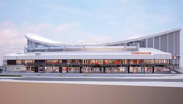 Illustrationer: Abako arkitektkontor AB I väntan på en helt ny arena, planerad senast 2023, får Scandinavium nu först en gedigen