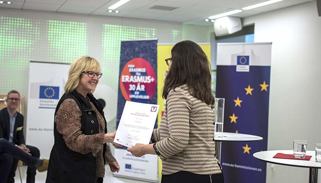Foto: Sandra Arnborg större europeisk gemenskap är ett viktigt inslag i skolans verksamhet. Vi vill lära våra barn om hur världen ser ut.