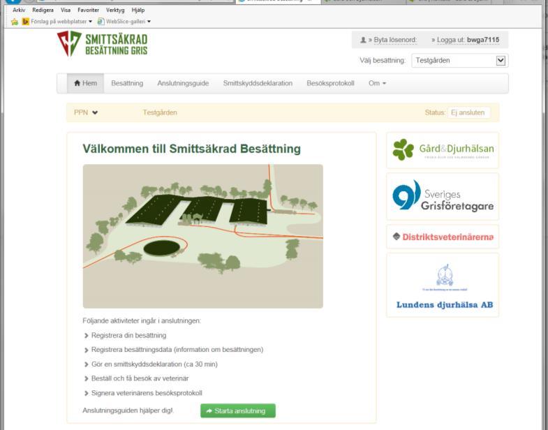 Smittskyddsdeklaration Inför anslutningsbesöket och varje framtida kontrollbesök skall du fylla i en smittskyddsdeklaration. Detta skall du göra senast 2 veckor före planerat besök.
