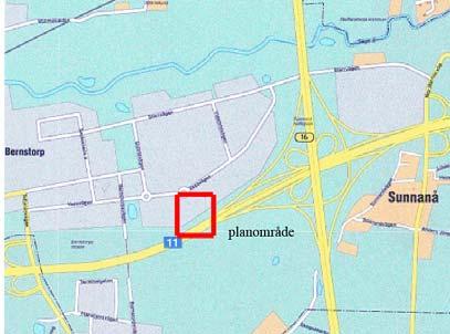 Bernstorp II) 2(7) Handlingar Planbeskrivning Genomförandebeskrivning Detaljplanekarta med planbestämmelser Plandata Planområdet är beläget i de södra delarna av Burlövs kommun.