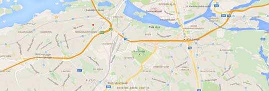Parkmarken behandlas i en separat utredning. Figur 1-1: Detaljplanområdets läge i Stockholm 1.
