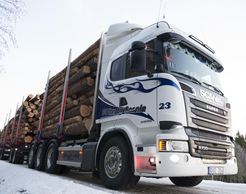 ARBETSRAPPORT 978-2018 Dieselförbrukning för skogslastbilar med bruttovikt på 74 och 90 ton Diesel