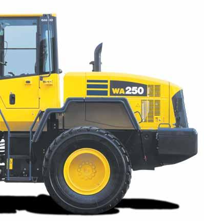 WA250-5 HJULLASTARE MOTOREFFEKT 101 kw 138 Hk WA250PT-5 Helintegrerad marknadskompatibel snabbfäste som standard Hög återtiltkraft tack vare en optimal