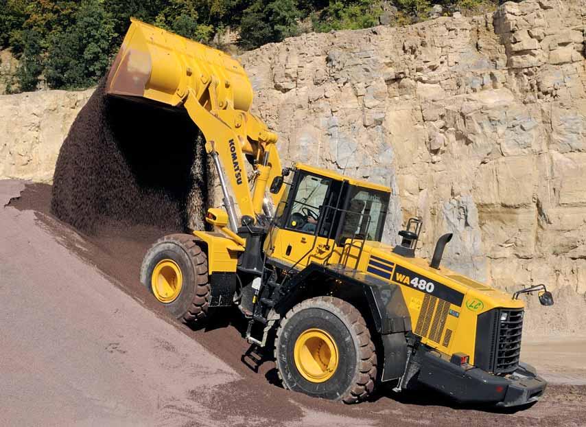 WA 480 Hjullastare WA480-6 MOTORSTYRKA 224 kw / 305 Hk @ 2.