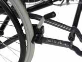 6.15 justera parkeringsbromsarna Parkeringsbromsarna kan flyttas fritt längs ramens