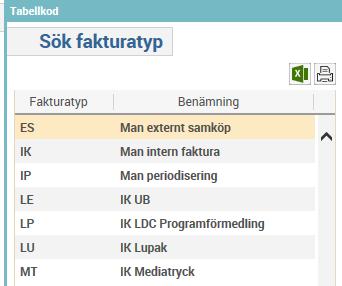 Raindance-guide: Internfaktura Innehåll Registrera internfaktura... 1 Fakturatyp IK Man intern faktura... 2 Fakturatyp ES Man externt samköp... 5 Godkänna och signera... 8 Kopiera faktura.