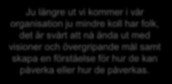 Nu har vi arbetat fram en bra struktur, nu gäller det bara att få medarbetarna med sig.
