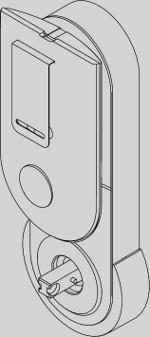 Korta av skruvar Skruv/fyrkant Längd 2 L1 T + 10 mm (± 3 mm) 2 L2 T + 3 mm (± 3 mm) Fyrkant 1. Mät dörrens tjocklek (T). 2. Beräkna skruvlängden.
