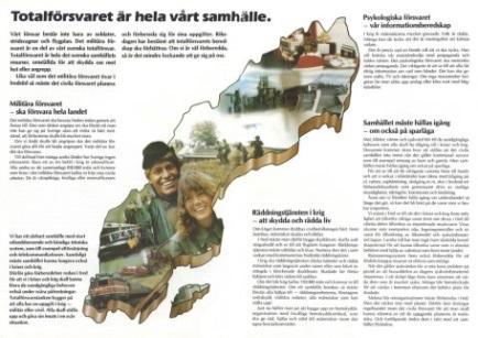 Mot bakgrund av den försämrade säkerhetspolitiska situationen återupptas planeringen för totalförsvaret.