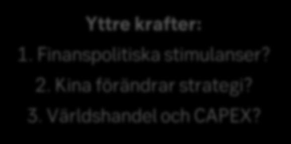 Risk för negativ avkastning inom ränteinvesteringar, men kan förändras Q3 2019 Valutatrender kan vara viktiga bidragande