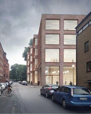 Byggade blir e y iramig till Lisebergsparke som ligr i terrä ovaför. E gågtuel frå de östra uppgå till Sveska Mässas etré utreds.
