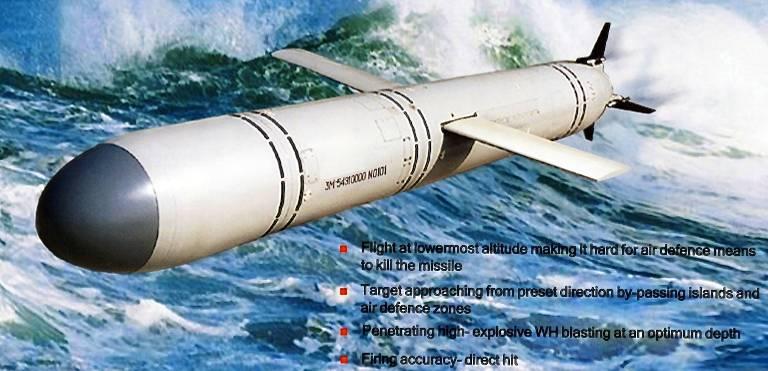 Grad Zvijazjsk, ryska skyttar med syriska mål Markmålsrobot SS-N-30.