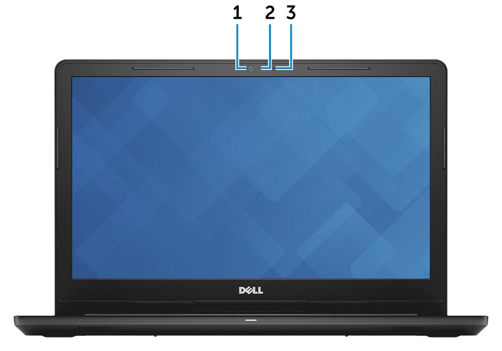 Press and hold for 4 seconds to force shut-down the computer. Bildskärm OBS: You can customize the power-button behavior in Power Options. For more information, see Me and My Dell at www.dell.