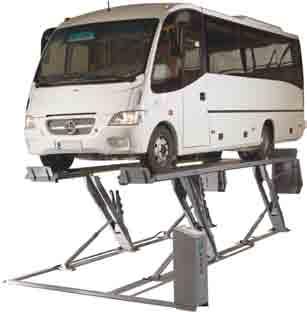 1-pelarlyftar Mobil Fastmonterad eller flyttbar version Lyftkapacitet: 2500 kg