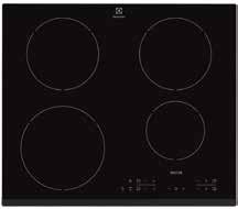 design, Touchkontroll-styrning, 2 booster-zoner, 4 zoner: 145/180/180/210 mm Pris: 1500:- HOI650F Induktionshäll, 60