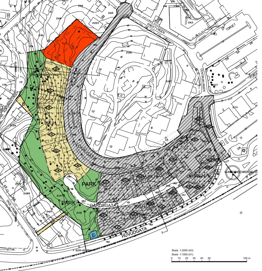 L:\5645\2015\10212904\3_Dokument\36_PM_Rapport\Trafikutredning.docx Plankartan nedan, Figur 2, visar aktuellt planområde.