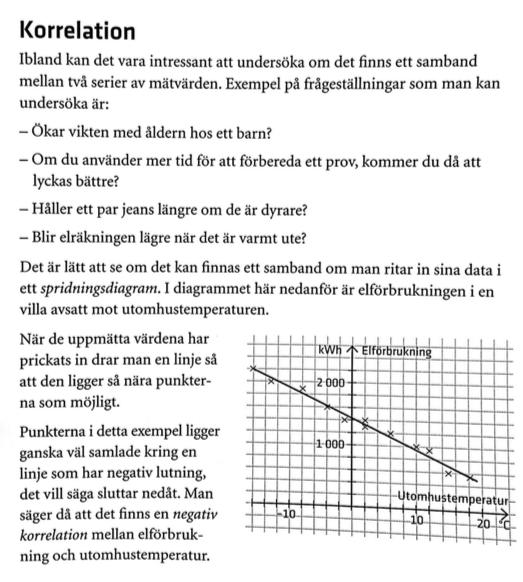Enligt Skolverket ska Matematik 2b ha förstärkts med korrelation, kausalitet, standardavvikelse och egenskaper hos normalfördelat material.