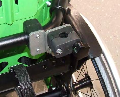 flaska - Fäste för droppställningen - Klämback för 25 mm rör - Klämback för 22 mm