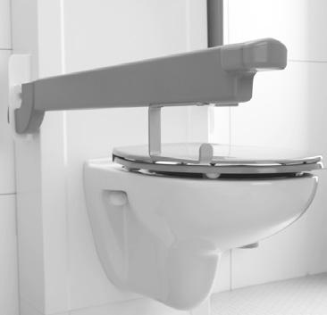 (16/18) Montering av WC-stödhandtag:
