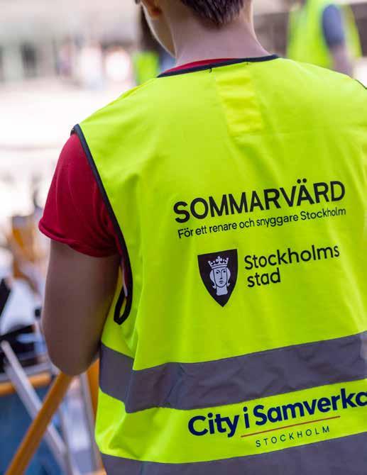 SOMMAREXTRA Under nio veckor, juni augusti, arbetsleder City i Sam verkan sommar arbetande ungdomar.