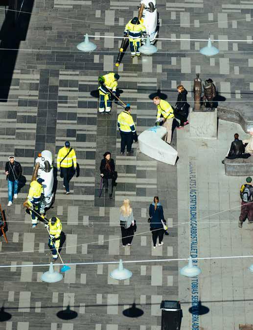 SERGELGATAN Sergelgatan, med sitt centrala läge och unika arkitektur, står nu inför ett spännande förändringsarbete. Från och med 2019 ansvarar City i Samverkan för platssamordningen på gatan.
