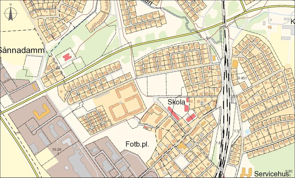 Samrådshandling 2018-10-26 1 HANDLINGAR Följande handlingar hör till planförslaget: Planbeskrivning, 2018-10-26 Plankarta, 2018-10-26 Fastighetsförteckning, 2018-10-19 PLANENS SYFTE OCH HUVUDDRAG