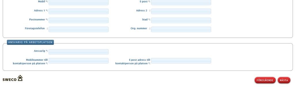 Välj kontaktperson i rullistan eller klicka på Lägg till kontaktperson om ni inte finns