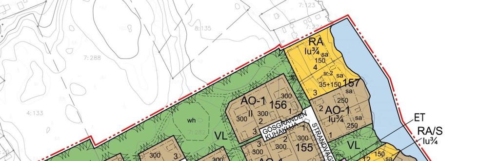 Bild 20. Detaljplaneförslaget till påseende under tiden 11.10 10.11.2017.
