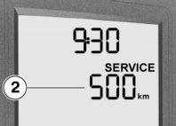 3 24 Indikeringar z För fordon som körs många mil per år kan servicen eventuellt behöva genomföras tidigare.