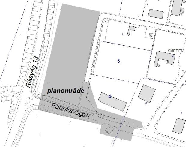 Det aktuella planområdet ligger i västra delen av Klippans tätort.