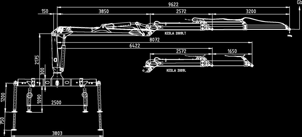 grip och rotator Pumprekoendation flöde med 1-krets, 2-krets variabel pump effektbehov Höjd Transportbredd Värden av i-modeller inom parentes MPa kw 2009S 95 (101) 8050 1650 2175 22.