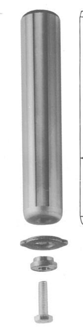 RAK PRECISIONSPELARE Använd denna högprecisionspelare för alla inbyggnader: Friktionsstyrningar Kulstyrningar Pelare Plattan borras för pelare R6 mm 18 17, 969/17,980 19 18,963/18,976 24