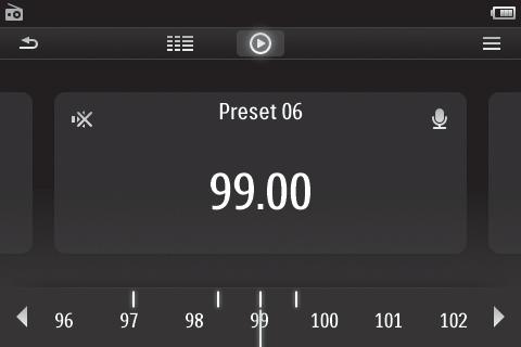 8 FM-radio Kommentar Anslut de medföljande hörlurarna när du ställer in radiokanaler. Hörlurarna fungerar även som antenn. riktningar.