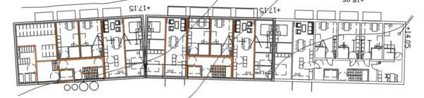Bild: Arkitektstudio Witte 5 Beräkningsmodell Ljudutbredningen har beräknats utifrån en digital terrängmodell med programmet SoundPLAN 7.3.