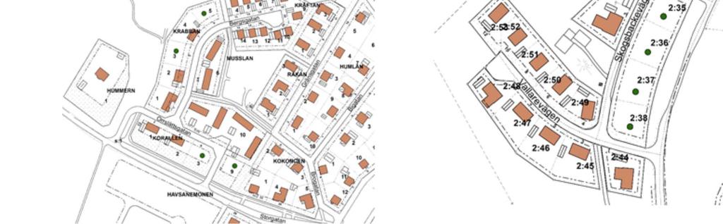 Detaljplaner och tomter i småorterna Örslösa: 6 byggklara tomter och ca 9 lgh i grupphus Järpås: 4