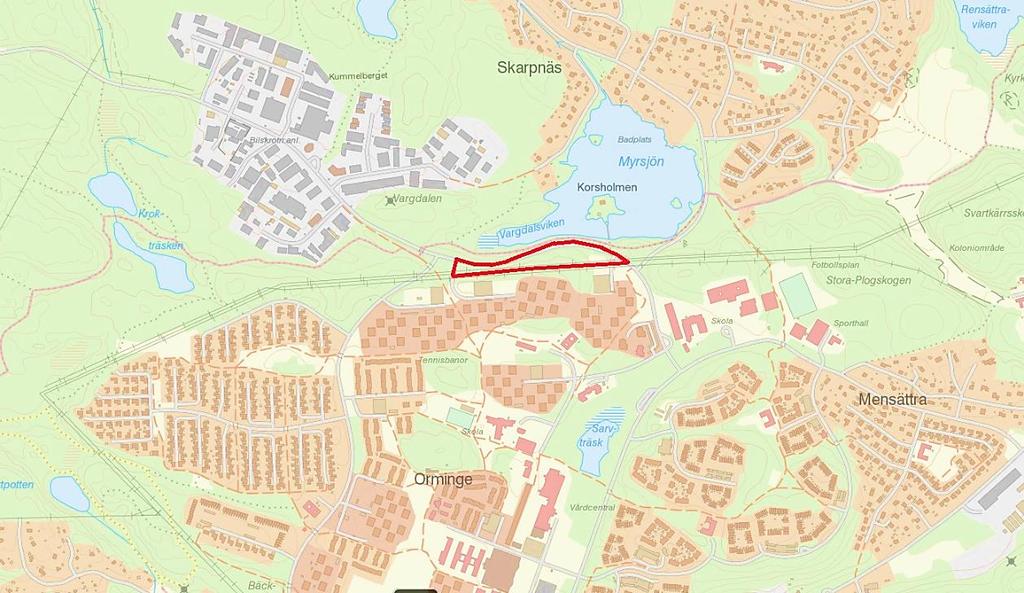 18622 2018-08-28 Geoteknisk utredning Pylonen 1 Inledning och syfte Teknisk PM Geoteknik Geosigma AB har på uppdrag av Nacka kommun genomfört en geoteknisk undersökning inom området Pylonen inför